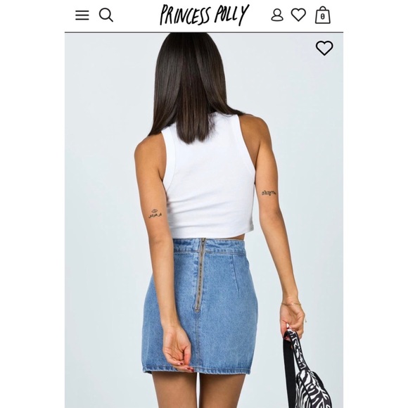 Princess Polly Denim Skirt - Picture 6 of 11